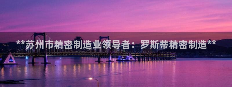彩神通关注码金码对应码：**苏州市精密制造业领导者：罗斯蒂精密制造**