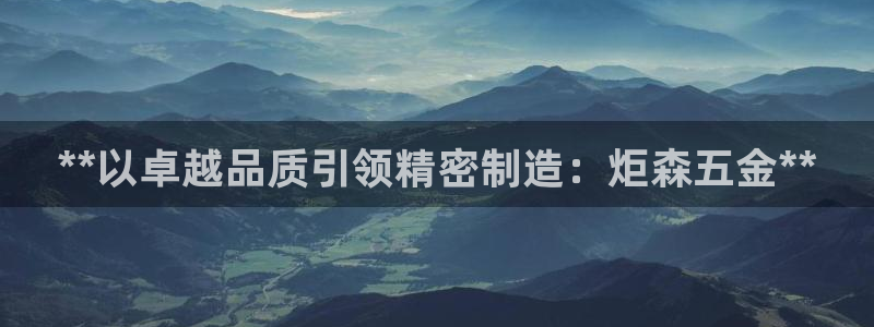 彩神通官网下载：**以卓越品质引领精密制造：炬森五金**