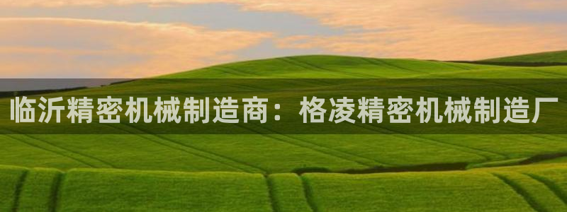 彩神v网赌软件下载：临沂精密机械制造商：格凌精密机械制造厂