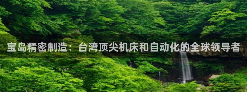 彩神输的钱是赌博还是诈骗：宝岛精密制造：台湾顶尖机床和自动化的全球领导者