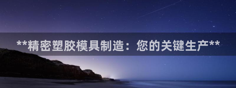 彩神v争霸是啥：**精密塑胶模具制造：您的关键生产**