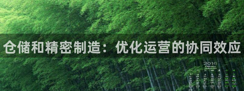 彩神大发黑平台：仓储和精密制造：优化运营的协同效应
