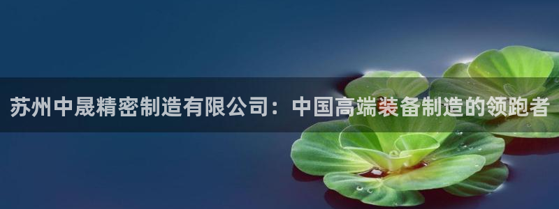彩神VI首页：苏州中晟精密制造有限公司：中国高端装备制造的领跑者