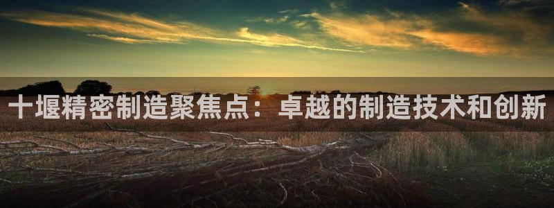 彩神怎么样可以提现：十堰精密制造聚焦点：卓越的制造技术和创新