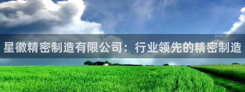 彩神ios下载：星徽精密制造有限公司：行业领先的精密制造