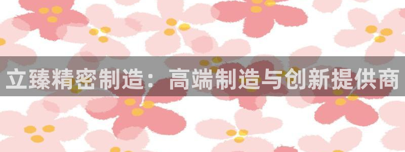 彩神ix是真的吗：立臻精密制造：高端制造与创新提供商