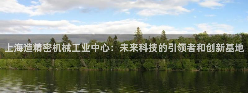 彩神vll购彩大厅：上海造精密机械工业中心：未来科技的引领者和创新基地