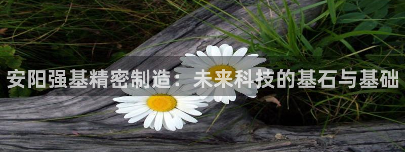 彩神iv是正规平台吗?：安阳强基精密制造：未来科技的基石与基础