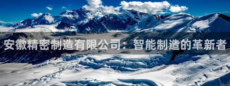 彩神争霸官方登录：安徽精密制造有限公司：智能制造的革新者