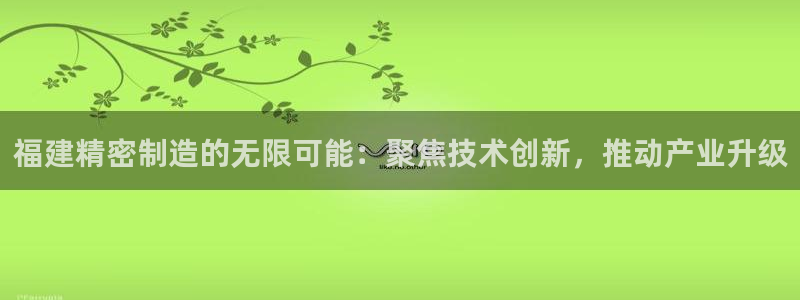 下载彩神乐发V1：福建精密制造的无限可能：聚焦技术创新，推动产业升级