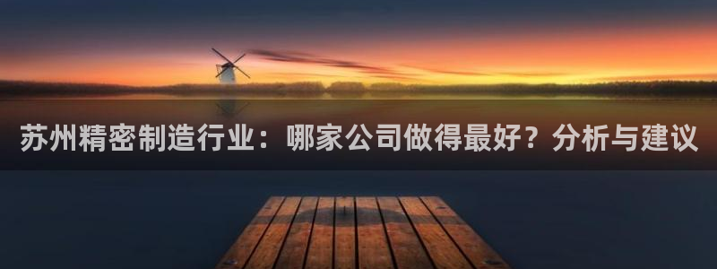 彩神网可以赚钱是真的吗：苏州精密制造行业：哪家公司做得最好？分析与建议